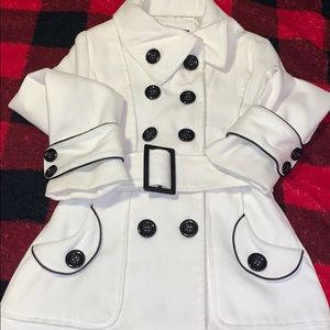 Beautiful White Peacoat